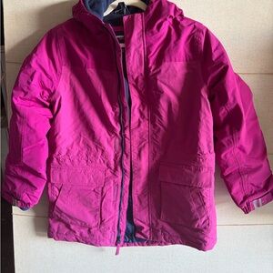 Lands' End Kids Fuchsia Squall  Jacket
